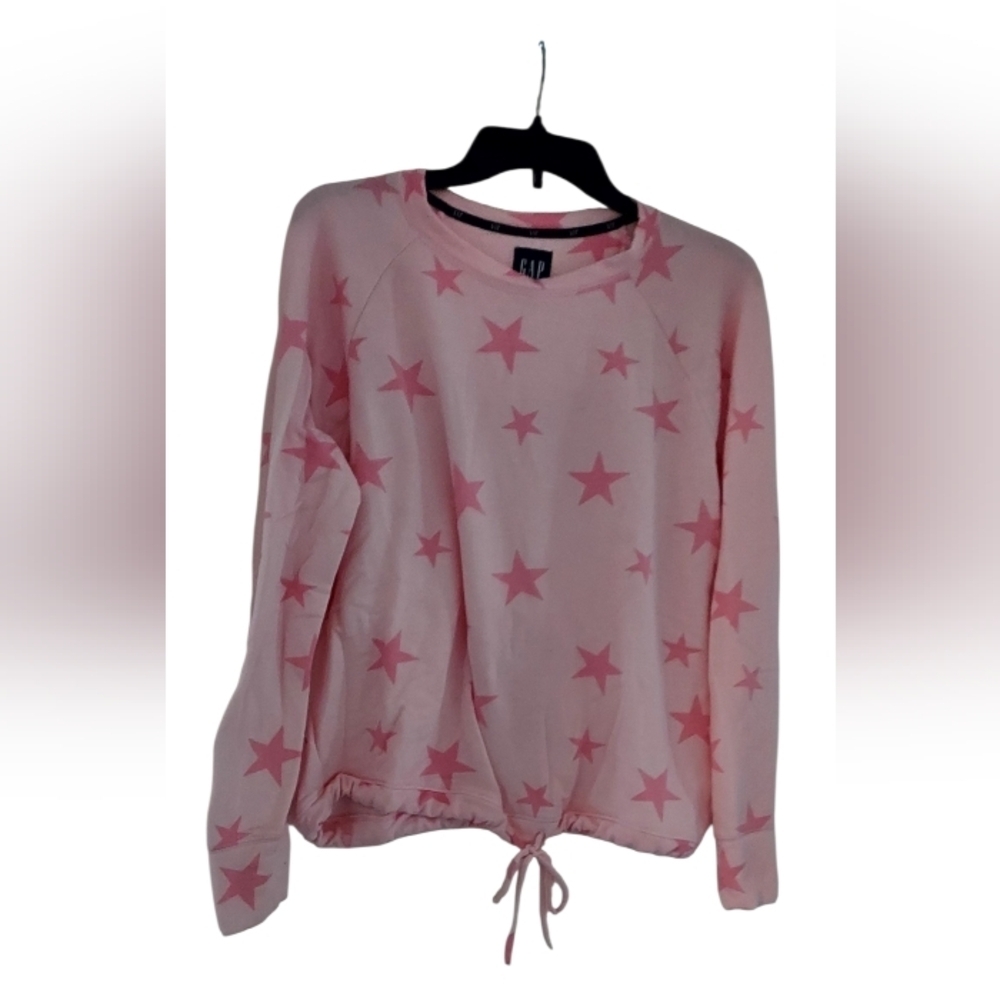 GAP Pink Star Patterned Sweatshirt